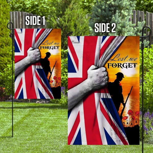 Lest We Forget: Union Jack Remembrance Day Flag - Image 10