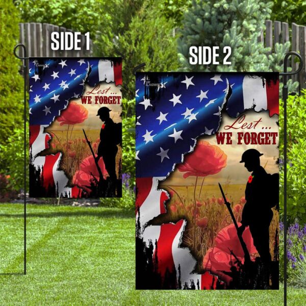 Veteran Remembrance Poppy & Lest We Forget Flag - Image 10