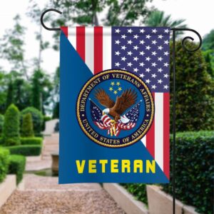 Patriotic Veteran Garden Flag: Honor Their Service