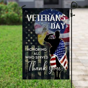 Veterans American Garden Flag