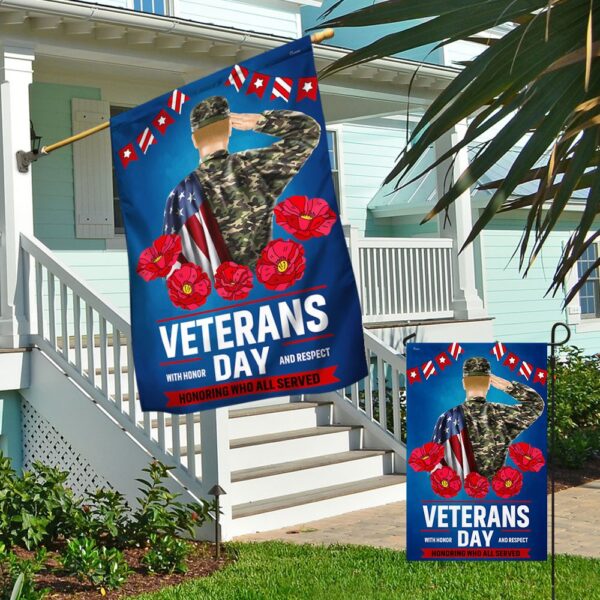 Veterans Day Flag: Honor & Respect (TQN1005F) - Image 4