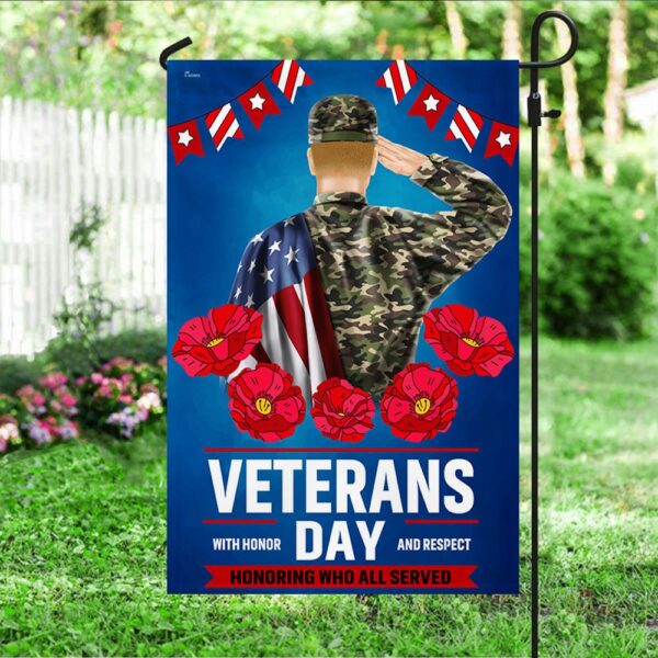 Veterans Day Flag: Honor & Respect (TQN1005F) - Image 3