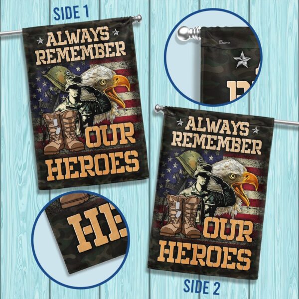 Veterans Flag: Honor Our Heroes - TQN993F - Image 2
