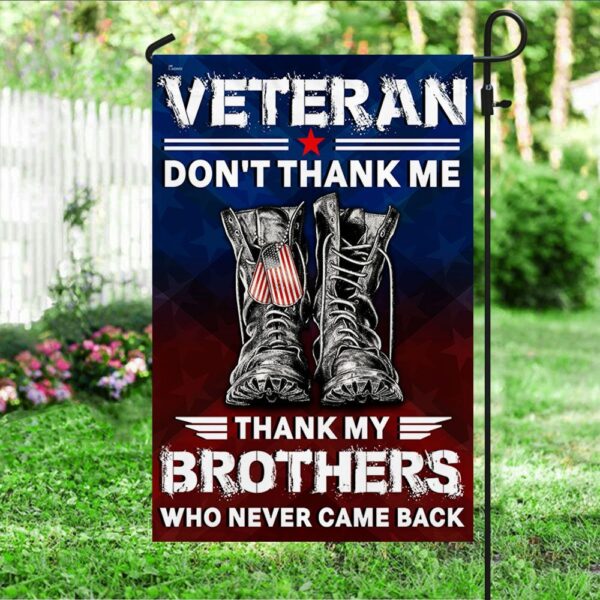 Veteran's Flag: Honor Fallen Brothers - TQN1030F - Image 3