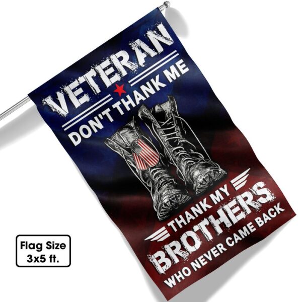 Veteran's Flag: Honor Fallen Brothers - TQN1030F - Image 6