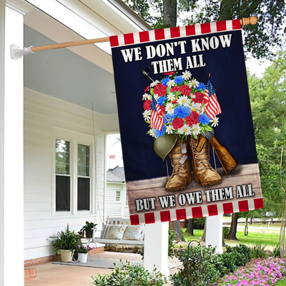 We Owe Them All: Veteran's Flag TQN919F
