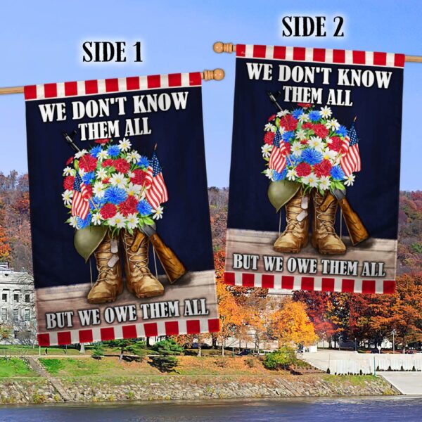 We Owe Them All: Veteran's Flag TQN919F - Image 2