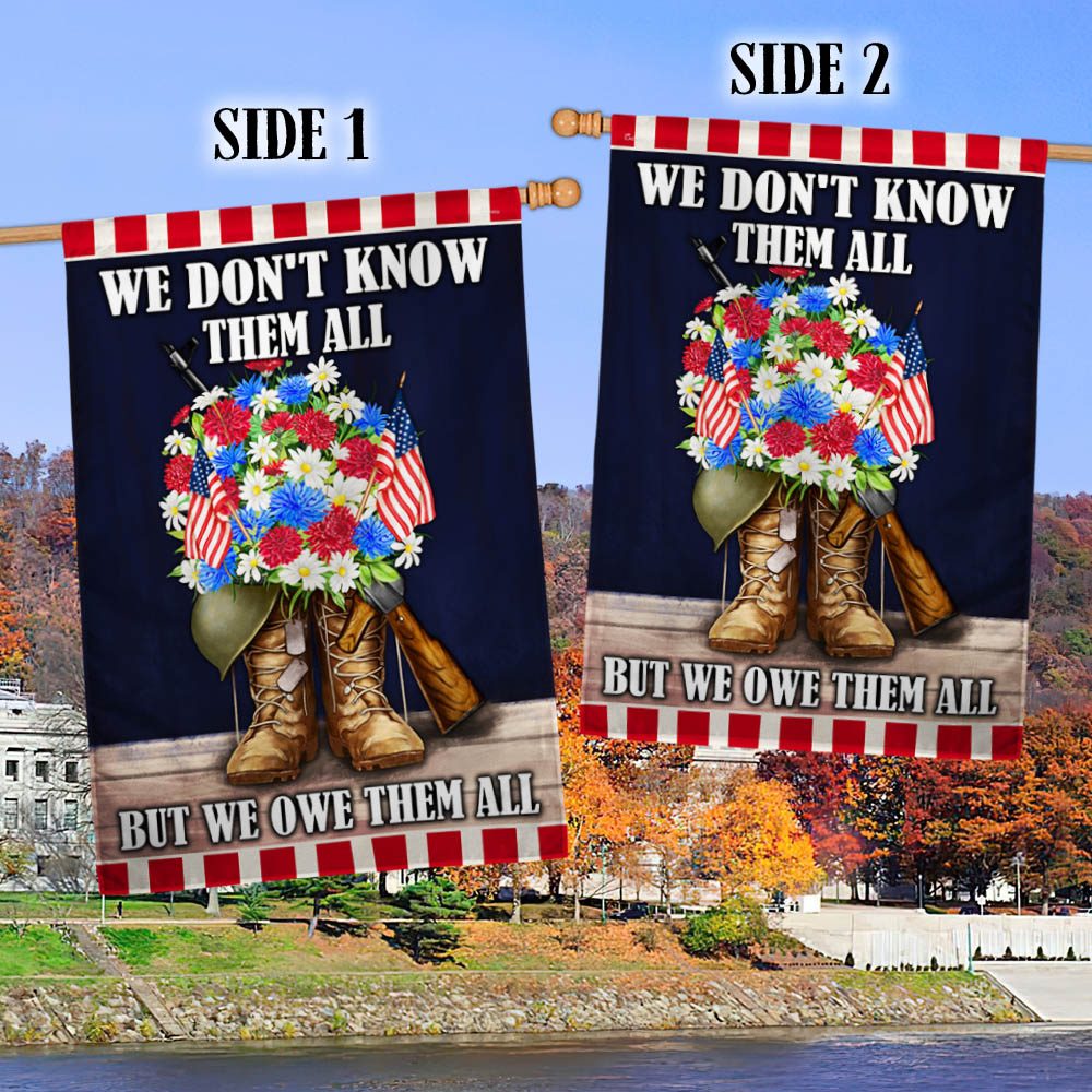 We Owe Them All: Veteran's Flag TQN919F - Image 2