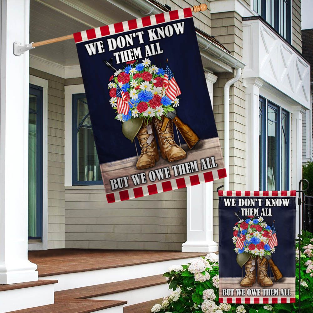 We Owe Them All: Veteran's Flag TQN919F - Image 4