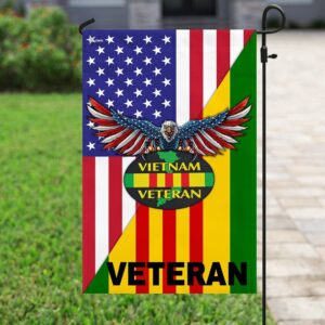 Vietnam Veteran American Garden Flag