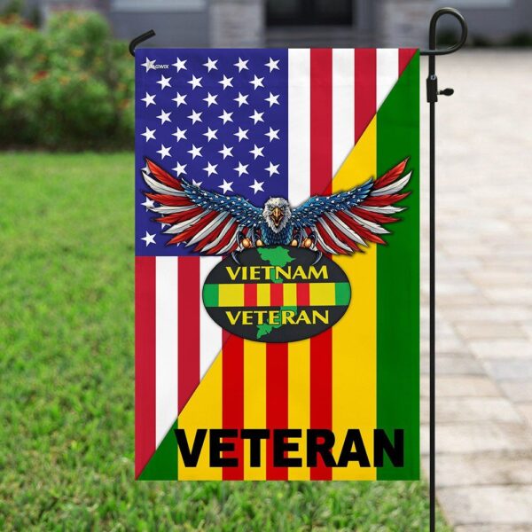 Vietnam Veteran American Garden Flag