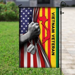 Vietnam Veteran Garden Flag