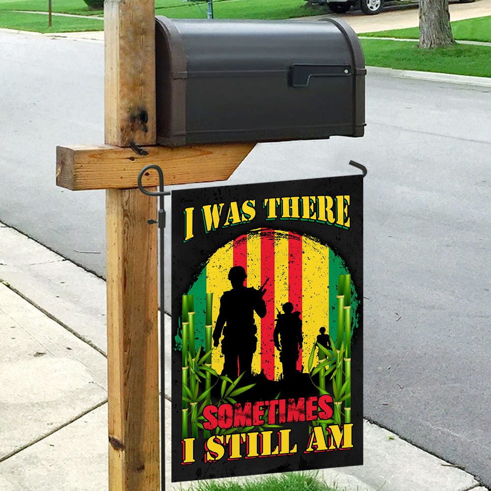 Vietnam Veteran Flag: I Was There, Sometimes I Still Am (QNK286F) - Image 9
