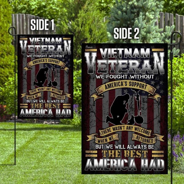 Vietnam Veterans American US Garden Flag - Image 3