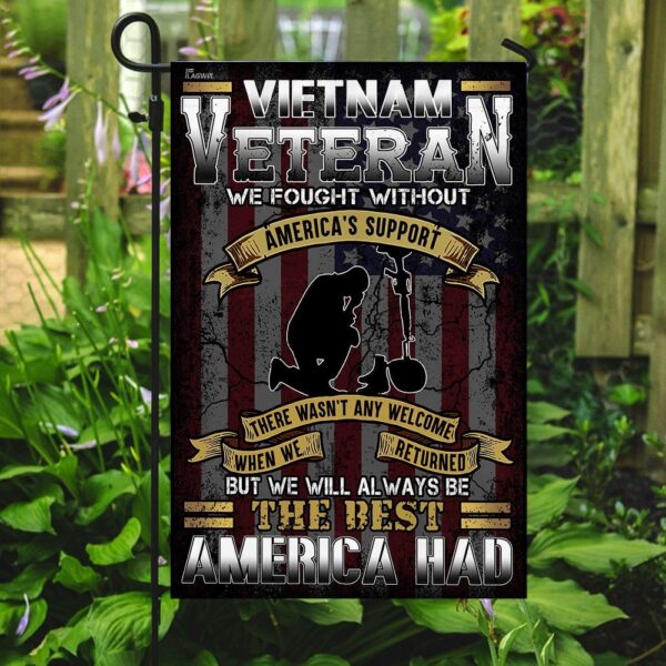 Vietnam Veterans American US Garden Flag - Image 2