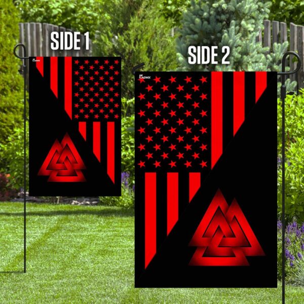 Viking Valknut US Flag: American Norse Pride - Image 8