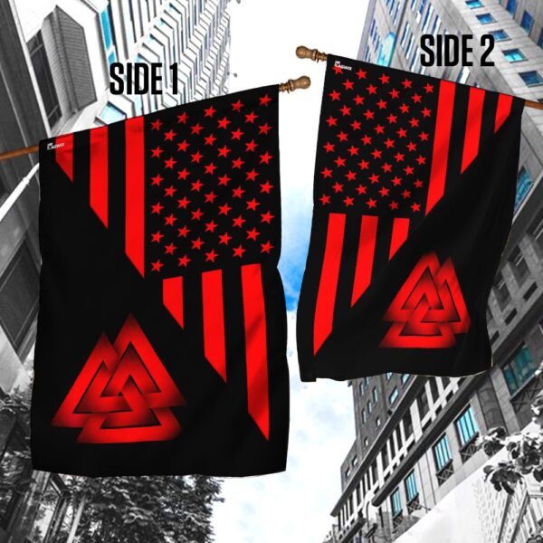 Viking Valknut US Flag: American Norse Pride - Image 5