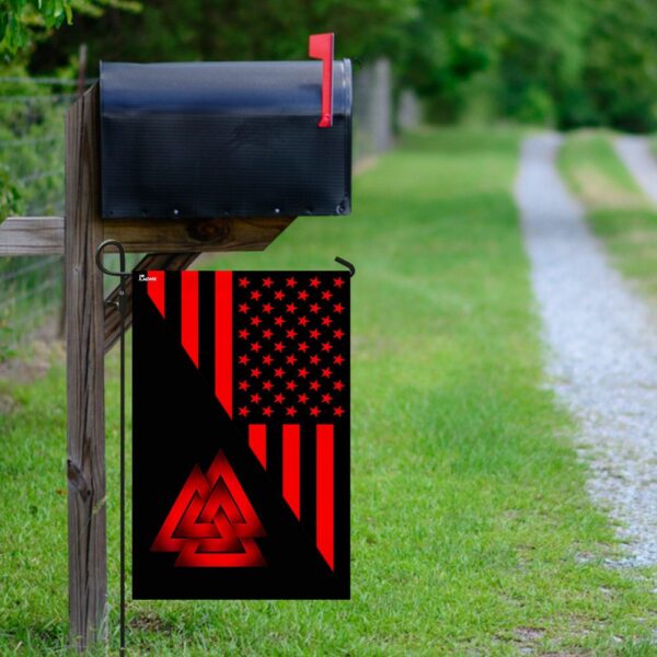 Viking Valknut US Flag: American Norse Pride - Image 9