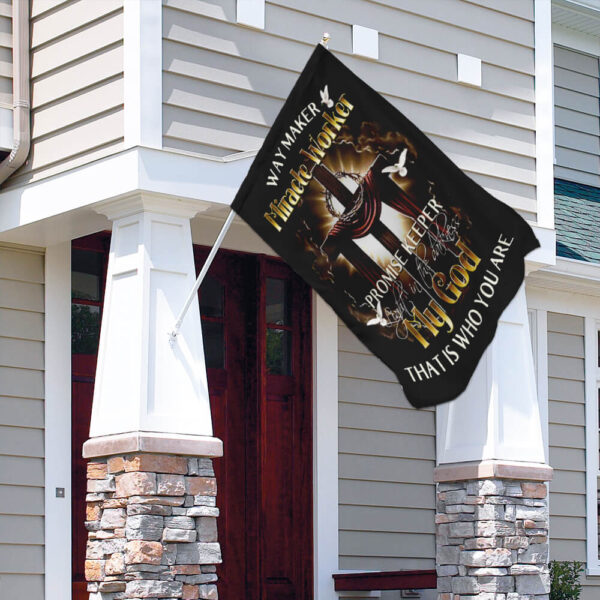 Way Maker Miracle Worker God Flag: PSL44F Christian Banner - Image 8