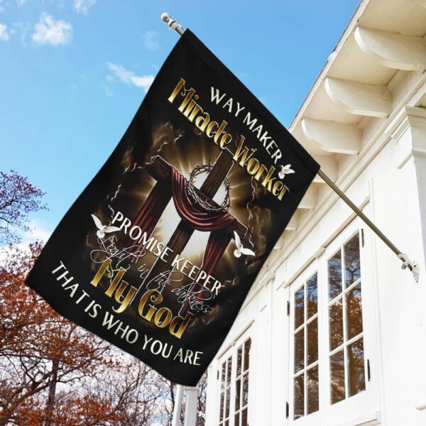 Way Maker Miracle Worker God Flag: PSL44F Christian Banner - Image 9