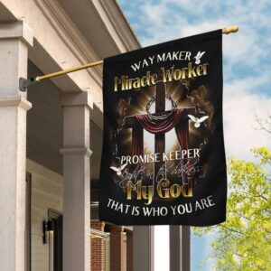 Way Maker, Miracle Worker God Flag PSL44F