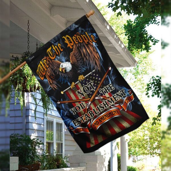 We The People 2nd Amendment Flag: THN2201F - American Patriot Decor - Image 3