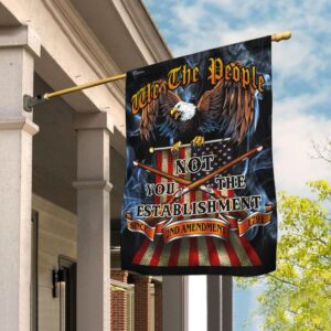 We The People 2nd Amendment Flag: THN2201F - American Patriot Decor