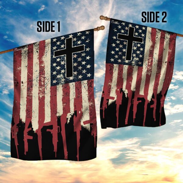We The People 2nd Amendment Christian Cross Flag THB2200F - Image 5