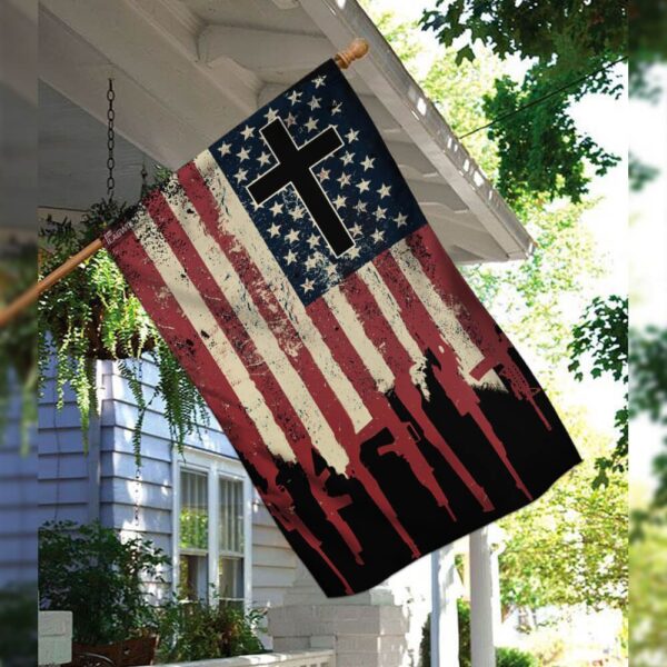 We The People 2nd Amendment Christian Cross Flag THB2200F - Image 3