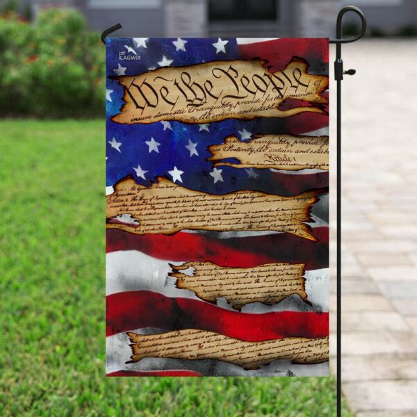 We The People US Flag: THB2227F American Flag Banner - Image 6