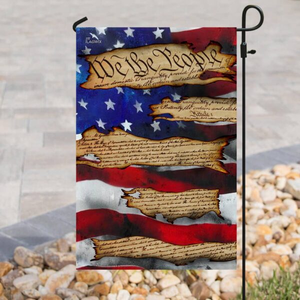 We The People US Flag: THB2227F American Flag Banner - Image 8