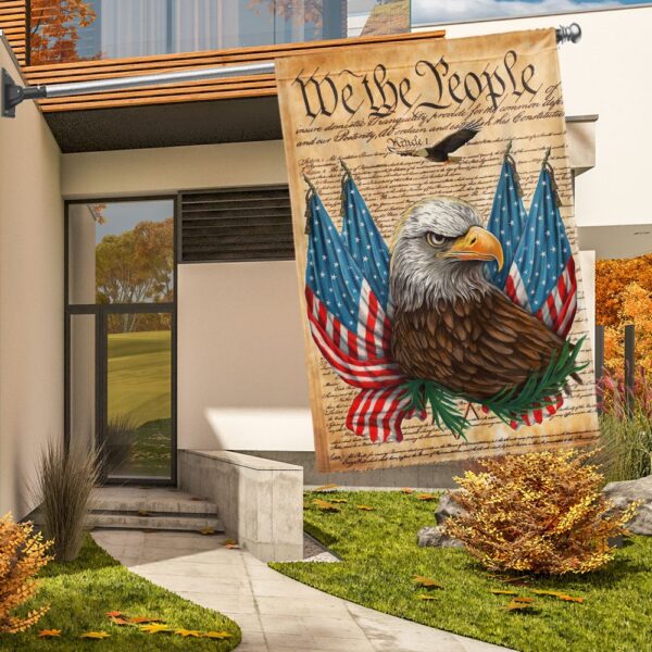 We The People Eagle Flag: 4th of July Independence Day Decor - Image 2