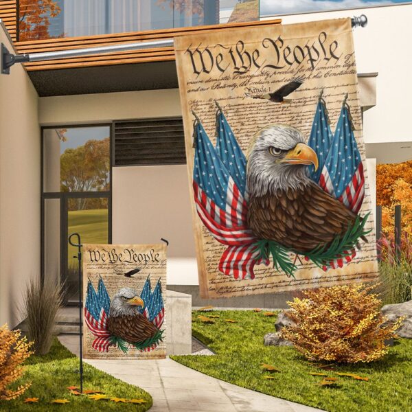 We The People Eagle Flag: 4th of July Independence Day Decor - Image 8