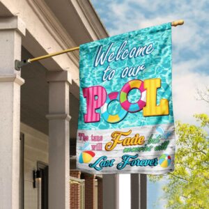 Pool Memories Flag: Forever Fun in the Sun