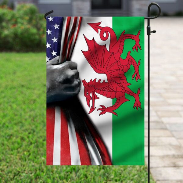Welsh American Flag: QNK392F - Celebrate Your Heritage - Image 6