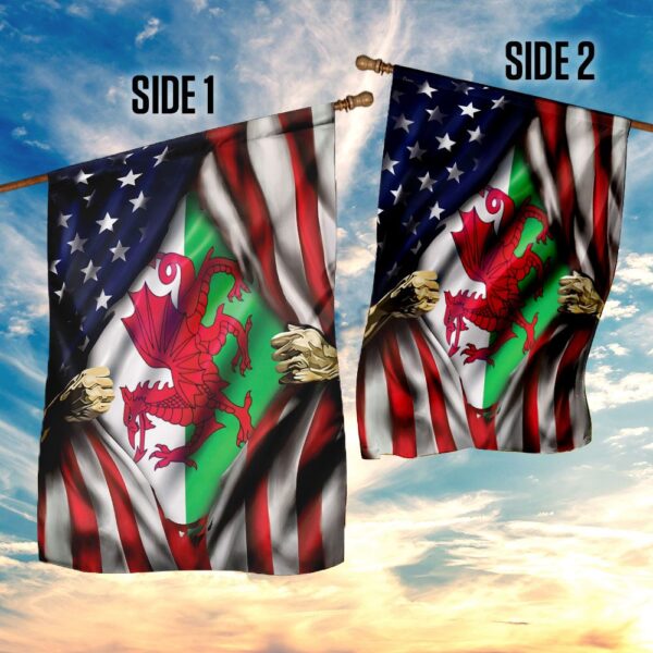 Welsh American Flag: QNK392F - Celebrate Your Heritage - Image 5