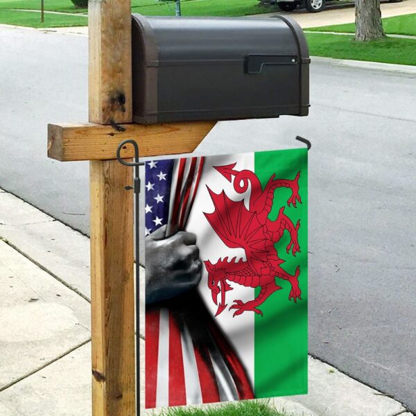 Welsh American Flag: QNK392F - Celebrate Your Heritage - Image 9