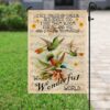 What A Wonderful World Hummingbird Flag PN111F