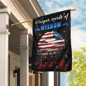 Let It Be Hippie Flag: Whisper Words of Wisdom QLP19F