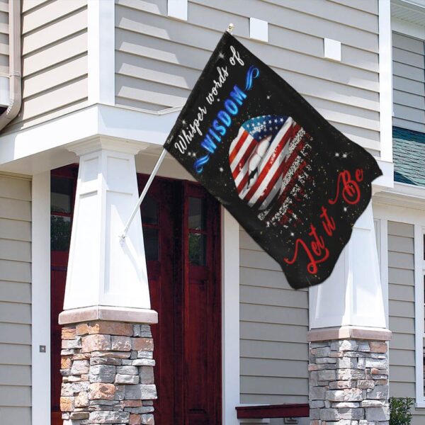 Let It Be Hippie Flag: Whisper Words of Wisdom QLP19F - Image 4