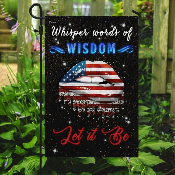 Let It Be Hippie Flag: Whisper Words of Wisdom QLP19F - Image 7