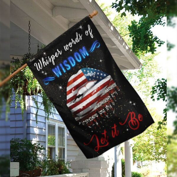 Let It Be Hippie Flag: Whisper Words of Wisdom QLP19F - Image 3