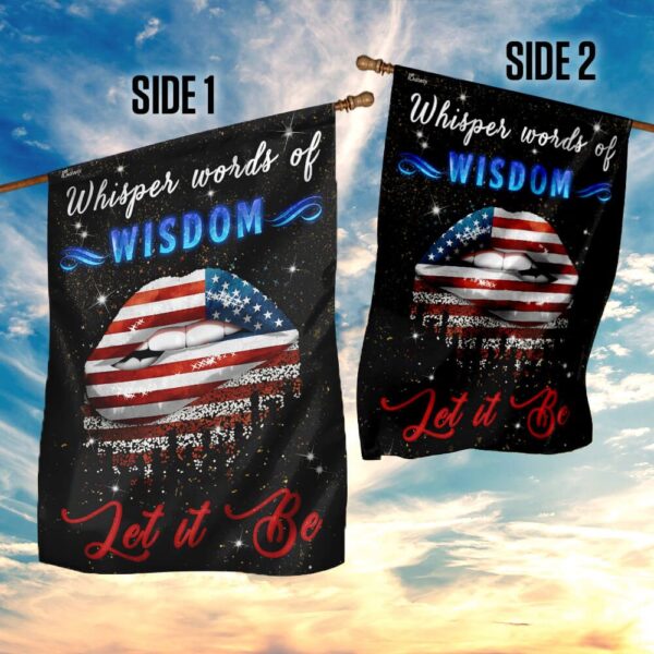 Let It Be Hippie Flag: Whisper Words of Wisdom QLP19F - Image 5