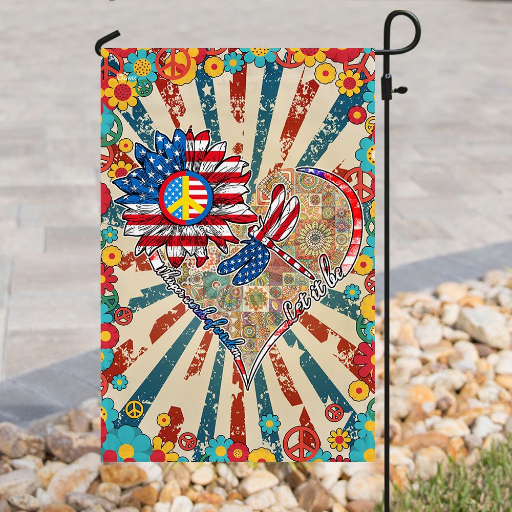 Let It Be Hippie Flag: Whisper Words of Wisdom QNN155F - Image 8