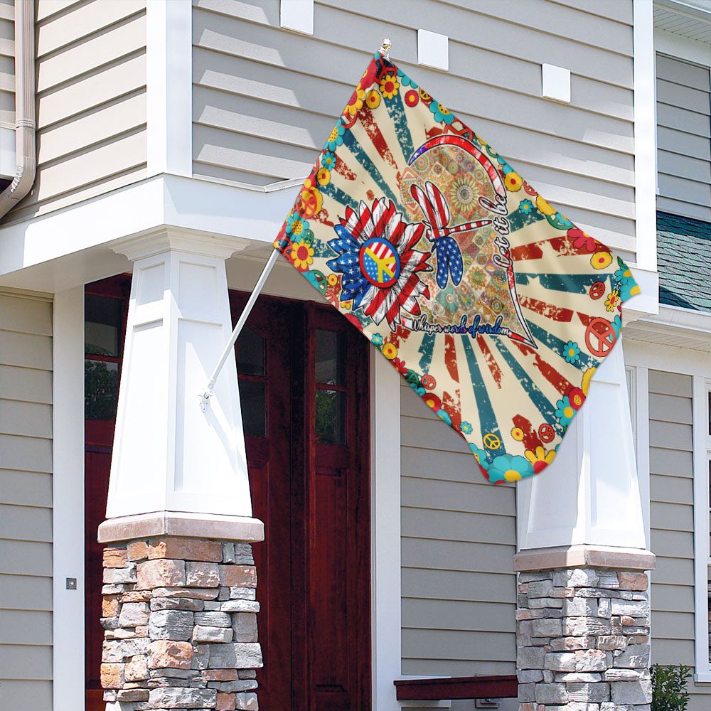 Let It Be Hippie Flag: Whisper Words of Wisdom QNN155F - Image 4