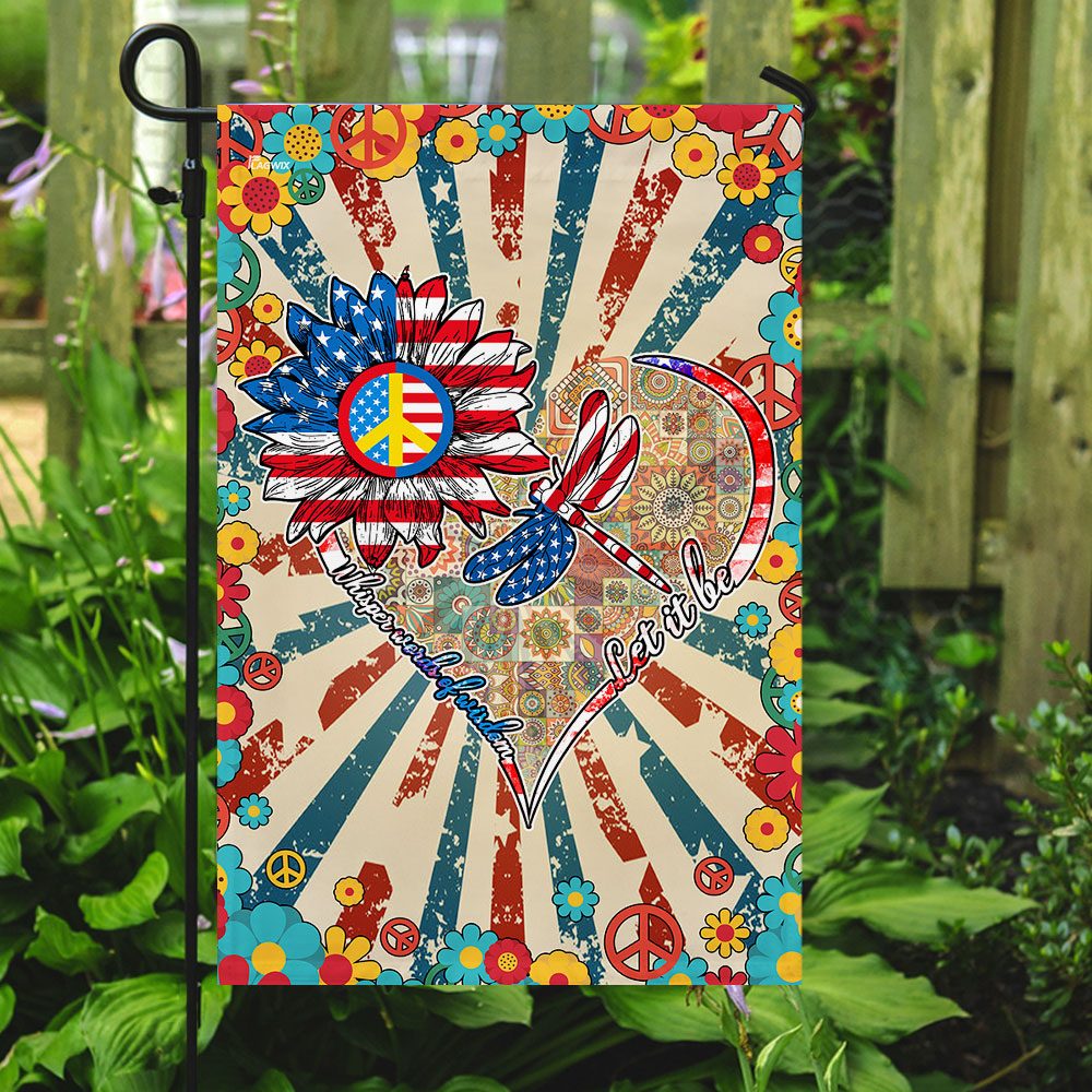 Let It Be Hippie Flag: Whisper Words of Wisdom QNN155F - Image 7