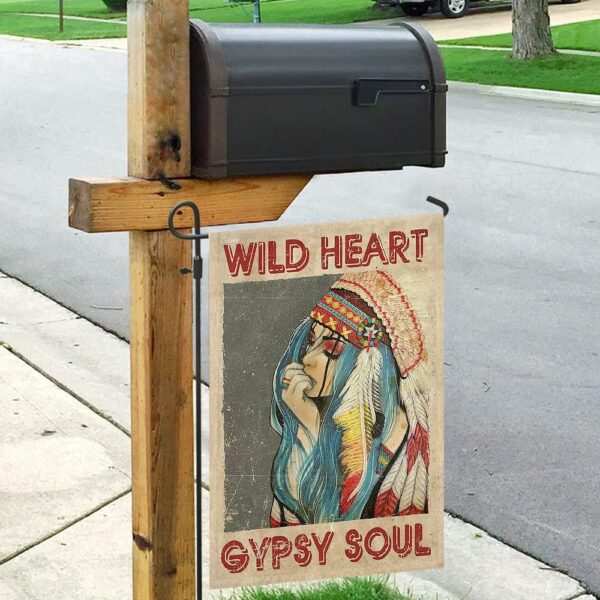 Wild Heart Gypsy Soul Flag: Bohemian Decor TRN51F - Image 9