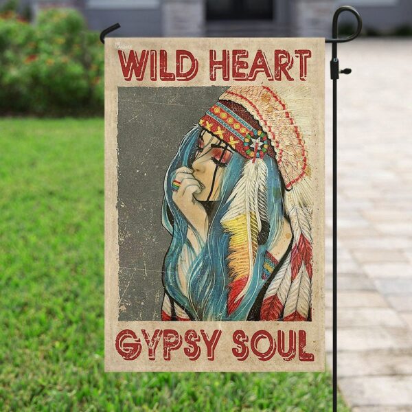Wild Heart Gypsy Soul Flag: Bohemian Decor TRN51F - Image 6