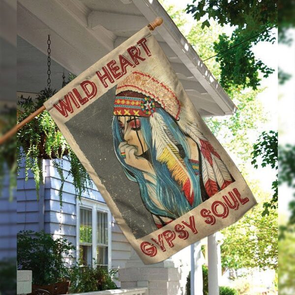 Wild Heart Gypsy Soul Flag: Bohemian Decor TRN51F - Image 3