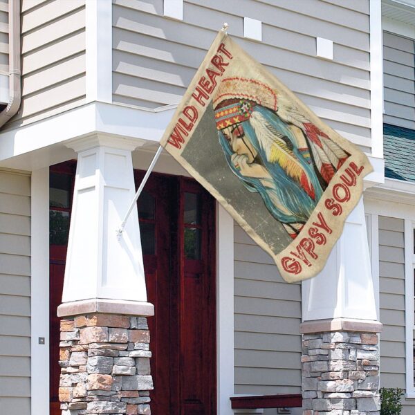 Wild Heart Gypsy Soul Flag: Bohemian Decor TRN51F - Image 4